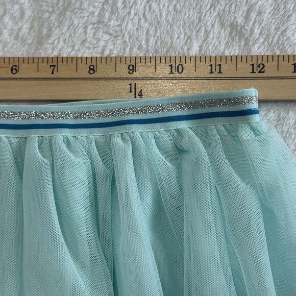 Cat & Jack Mesh Fairy Tulle Skirt Sz L Glitter Sparkle Details Elastic Waistband - Picture 11 of 12